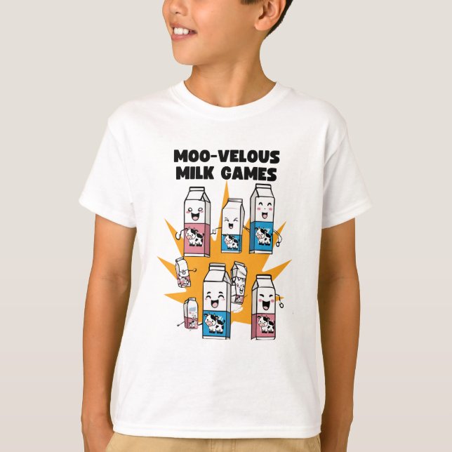 T-shirt Jeux de lait Moo-velous (Devant)