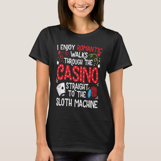 T-shirt Jeux de machines à sous (Devant)