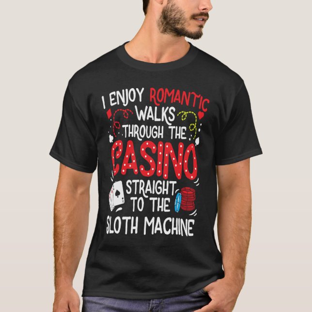 T-shirt Jeux de machines à sous (Devant)