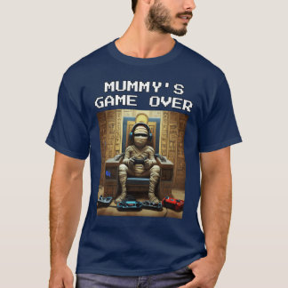 T-shirt JEUX DE MAMAN TERMINÉS fille drôle