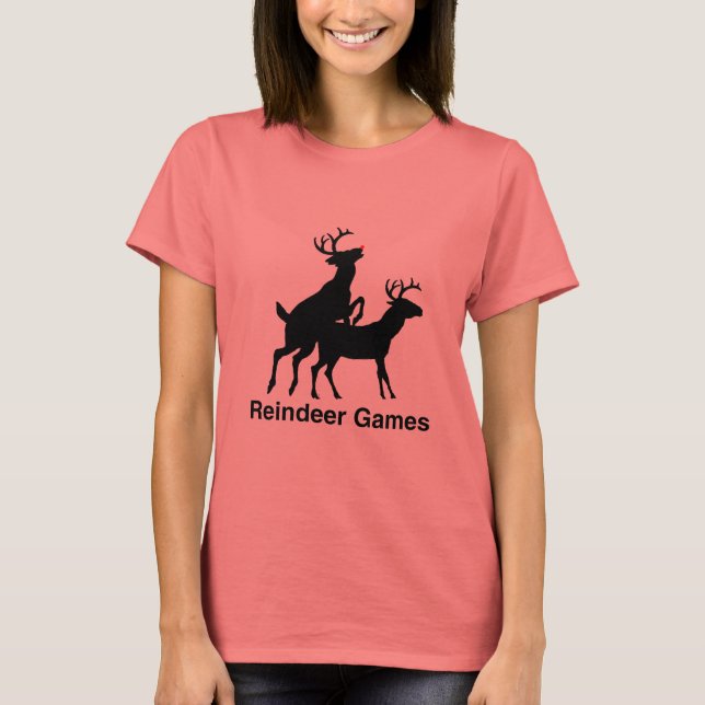 T-shirt Jeux de rennes (Devant)