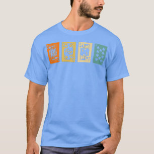 T-shirt Jeux de société graphiques rétro Jeux de cartes Je