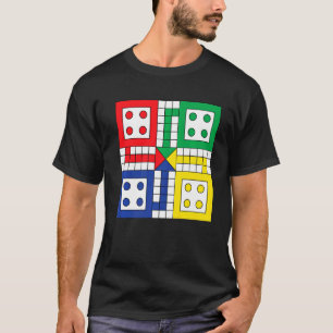 T-shirt Jeux de société Jouer Ludo sur votre graphique d'i