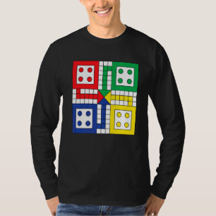 T-shirt Jeux de société Jouer Ludo sur votre graphique d'i