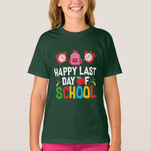 T-SHIRT JEUX DERNIER JOUR D'ÉCOLE
