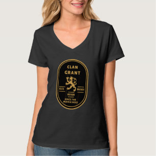 T-shirt Jeux des Highlands Clan Grant Ascendance Écossaise