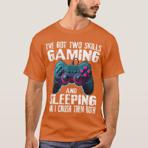 T-shirt Jeux et sommeil Citations drôles de joueurs garçon