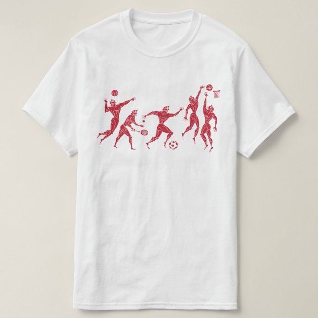T-shirt Jeux Olympiens modernes (Design devant)