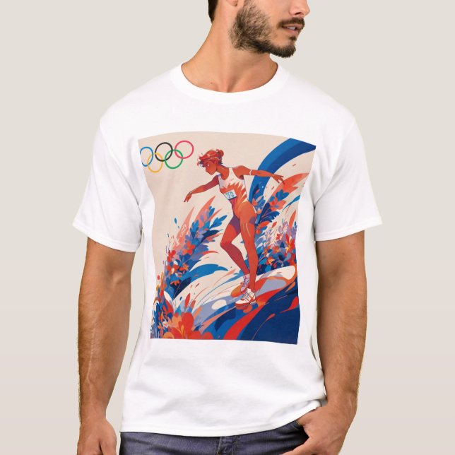 T-SHIRT JEUX OLYMPIQUES 2024 (Devant)