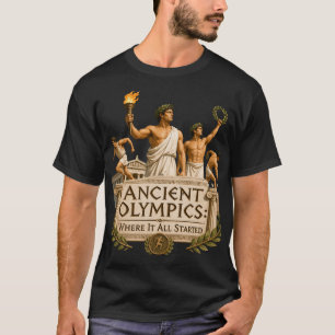 T-shirt Jeux Olympiques Antiques Où Tout A Commencé Grèce