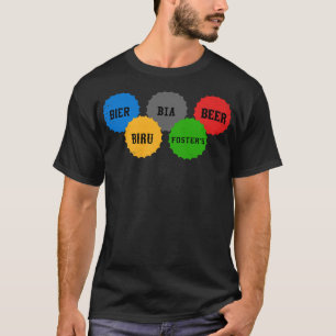 T-shirt Jeux Olympiques De Bière Pour Hommes Femmes - Éq