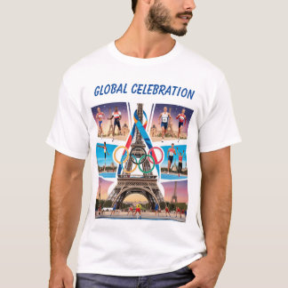 T-shirt Jeux olympiques de Paris 2024 : Célébration de l'u