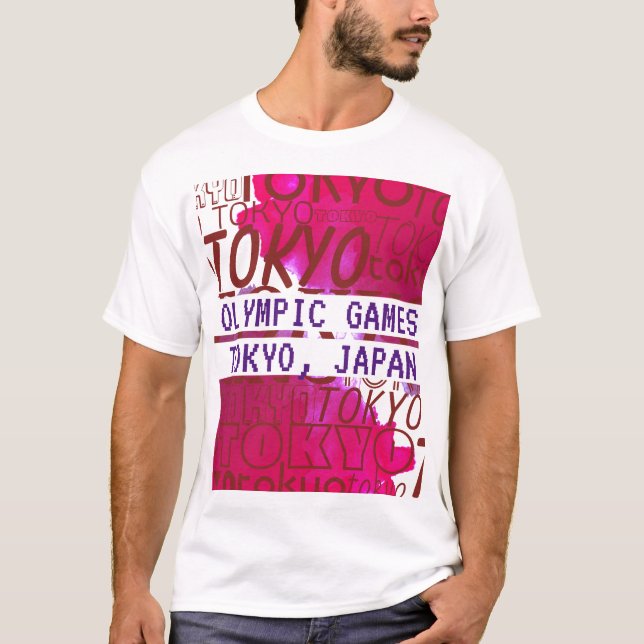T-shirt Jeux Olympiques Tokyo, Japon (Devant)