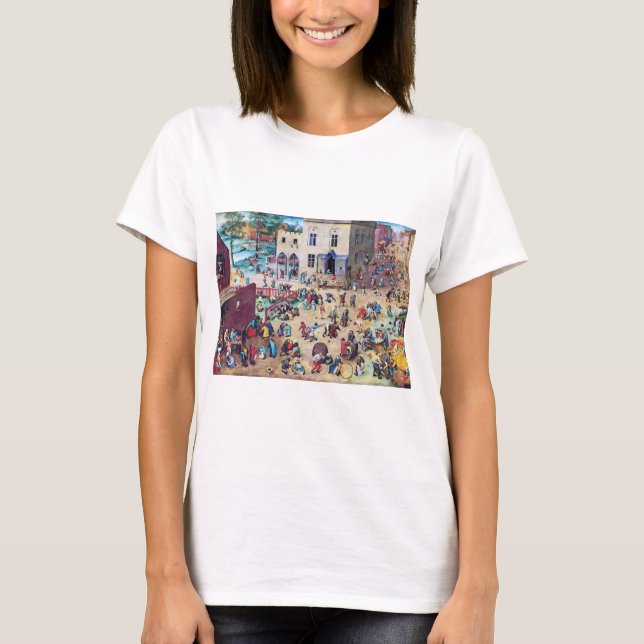 T-shirt Jeux pour enfants, Pieter Bruegel (Devant)