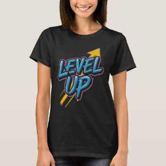 T-shirt Jeux Rétro Niveau Supérieur Garçons Filles Hommes 