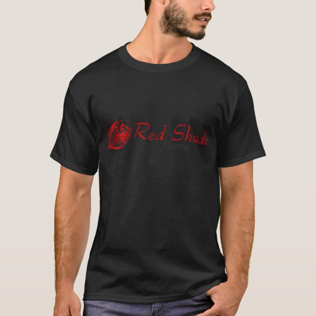 T-shirt Jeux rouges d'ombre - pêche (Devant)