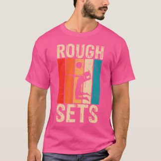 T-shirt Jeux Rough Pour Un Club De Volley-Ball