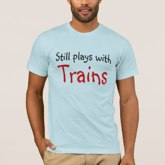 T-shirt Jeux toujours avec des trains