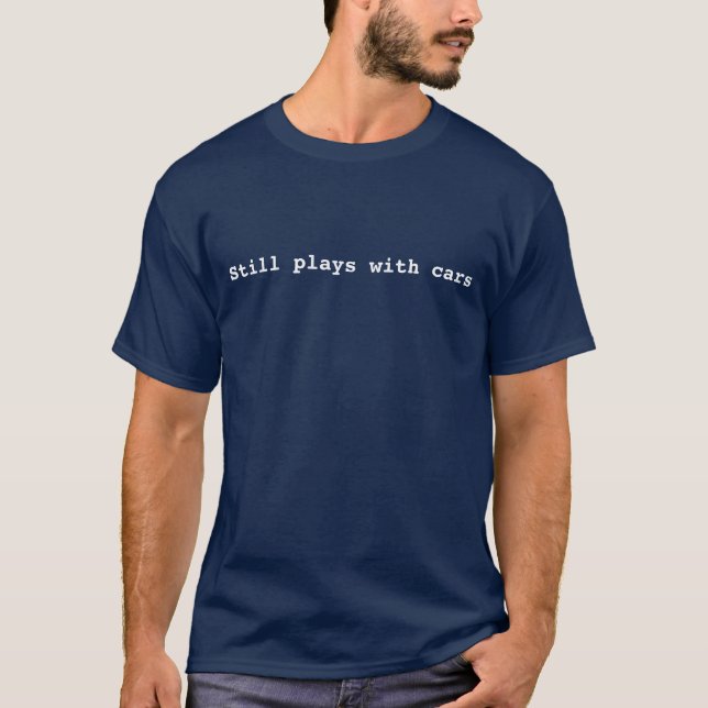 T-shirt Jeux toujours avec des voitures (Devant)