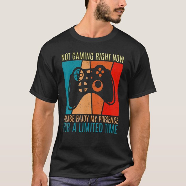 T-shirt Jeux vidéo amusant gamer plaisanter citation pas j (Devant)