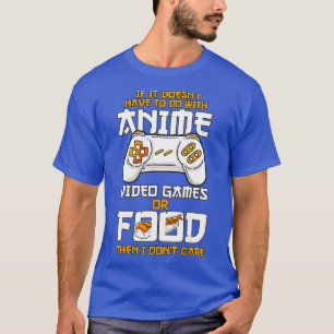 T-shirt Jeux Vidéo Anime Nourriture Sushi Jeu Merch Otaku