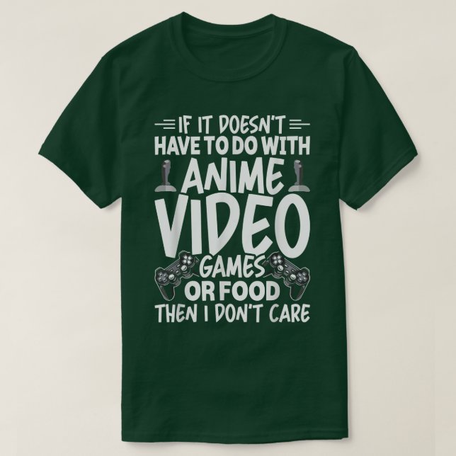T-shirt Jeux Vidéo Anime Ou Vidéo Alimentaire Jeu T-Shi (Design devant)
