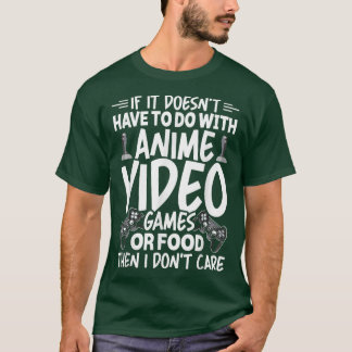 T-shirt Jeux Vidéo Anime Ou Vidéo Alimentaire Jeu T-Shi