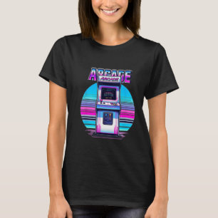 T-shirt Jeux vidéo d'arcade rétro vintage 80s 90s École bu