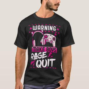 T-shirt Jeux Vidéo de Jeux de Jeux de filles de gamer Stre