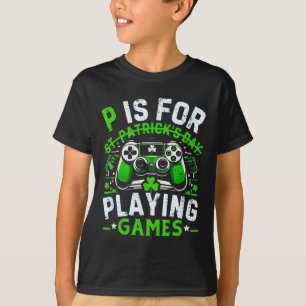 T-shirt Jeux vidéo de la Saint-Patrick pour joueurs Jeux v