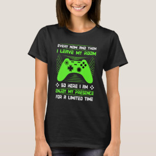 T-shirt Jeux vidéo de temps en temps je quitte ma chambre 