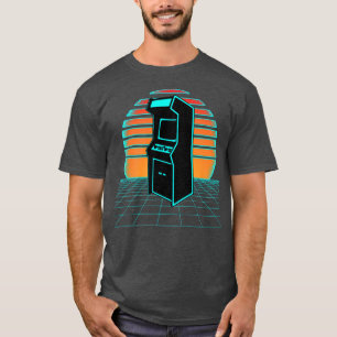 T-shirt Jeux vidéo esthétique Jeux d'arcade Machine 80s St