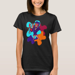 T-shirt Jeux Vidéo Intéressants Jouer des personnages Arts