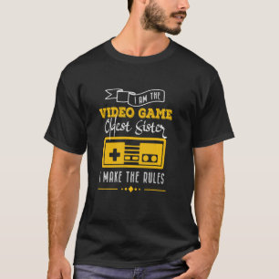 T-shirt Jeux Vidéo Les Joueurs Soeurs Les Plus Anciens Jou