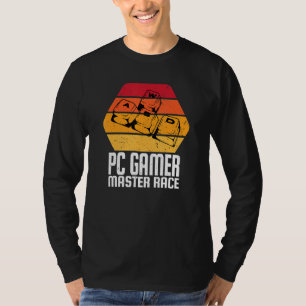 T-shirt Jeux Vidéo Ordinateur Était Pc Gamer Funny Master 