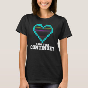 T-shirt Jeux Vidéo Pixel Heart Gamer 1