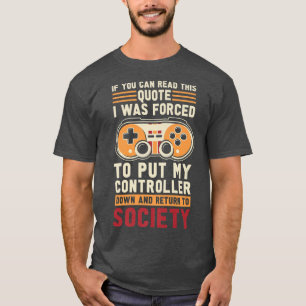 T-shirt Jeux Vidéo Retro Jeu contrôleur Vintage Gamer