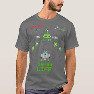 T-shirt Jeux vidéo Retro Space Arcade3