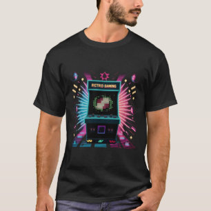 T-shirt Jeux Vidéo Retro vintage Jeux arcade cadeau T-Shi
