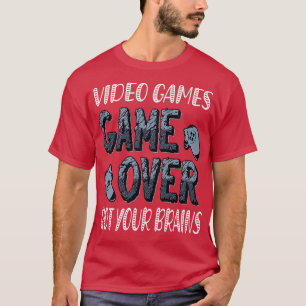 T-shirt Jeux Vidéo Rot Your Brains 69