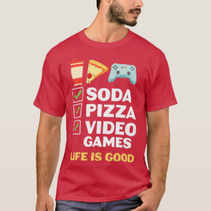 T-shirt Jeux Vidéo Soda Pizza