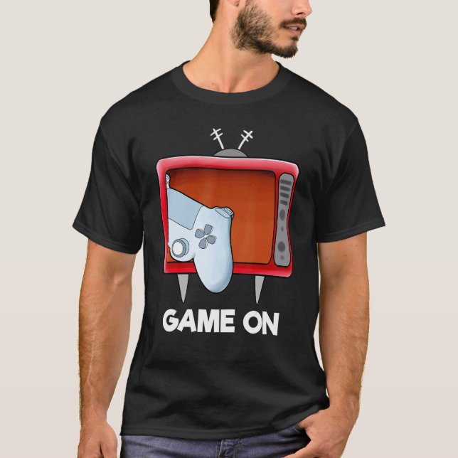 T-shirt Jeux Vidéo Télévision Jeu (Devant)