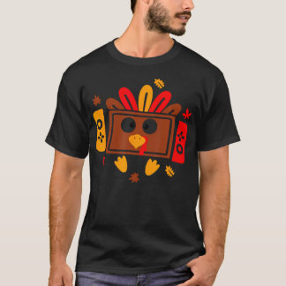 T-shirt Jeux Vidéo Thanksgiving Turquie Gamer Gaming Boys