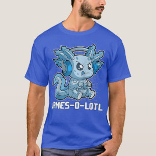 T-shirt Jeux Vidéos Funny Gamer Axolotl Kawaii