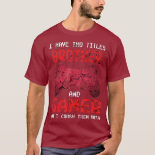 T-shirt Jeux Vidéos Vintages Pour Garçons Frère