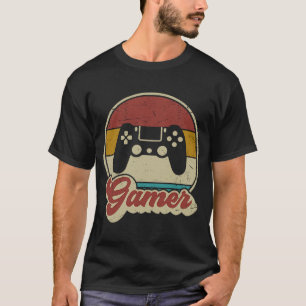 T-shirt Jeux Vidéos Vintages Pour Garçons Hommes Jeux Ret