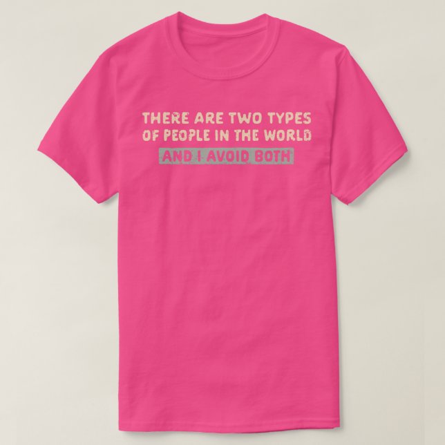 T-shirt J'évite les deux (Design devant)