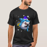 T-shirt Jewish Shark Menorah Funny Hanukkah Chanukah<br><div class="desc">Juif Shark Menorah Funny Hanoukka Chanukah Animal Gift Shirt</div>