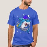 T-shirt Jewish Shark Menorah Funny Hanukkah Chanukah Anima<br><div class="desc">Jewish Shark Menorah Funny Hanukkah Chanukah Animal Venin .</div>