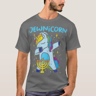 T-shirt Jewnicorn Dab Unicorn Hanukkah Pajamas Chanukah